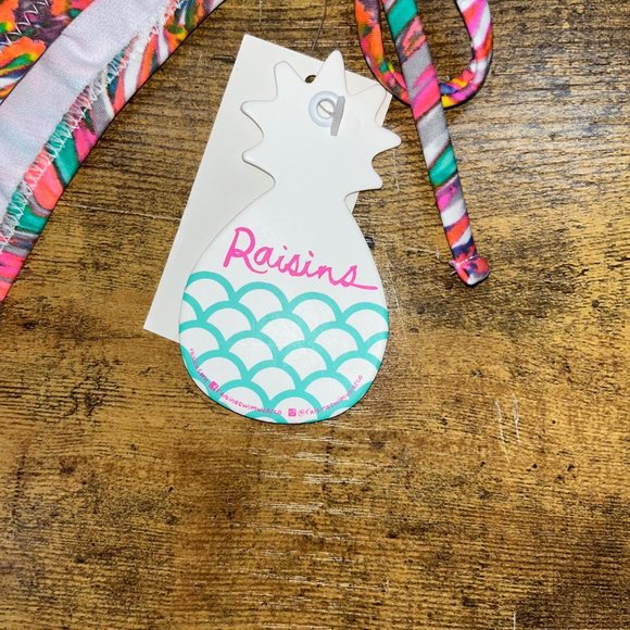 Raisins Stolen Heart Cheeky Stringer Bottom Medium NWT $38 - Picture 4 of 5